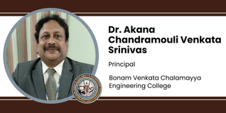 Bonam Venkata Chalamayya Engineering College, Principal: Dr. Akana Chandramouli Venkata Srinivas Interview